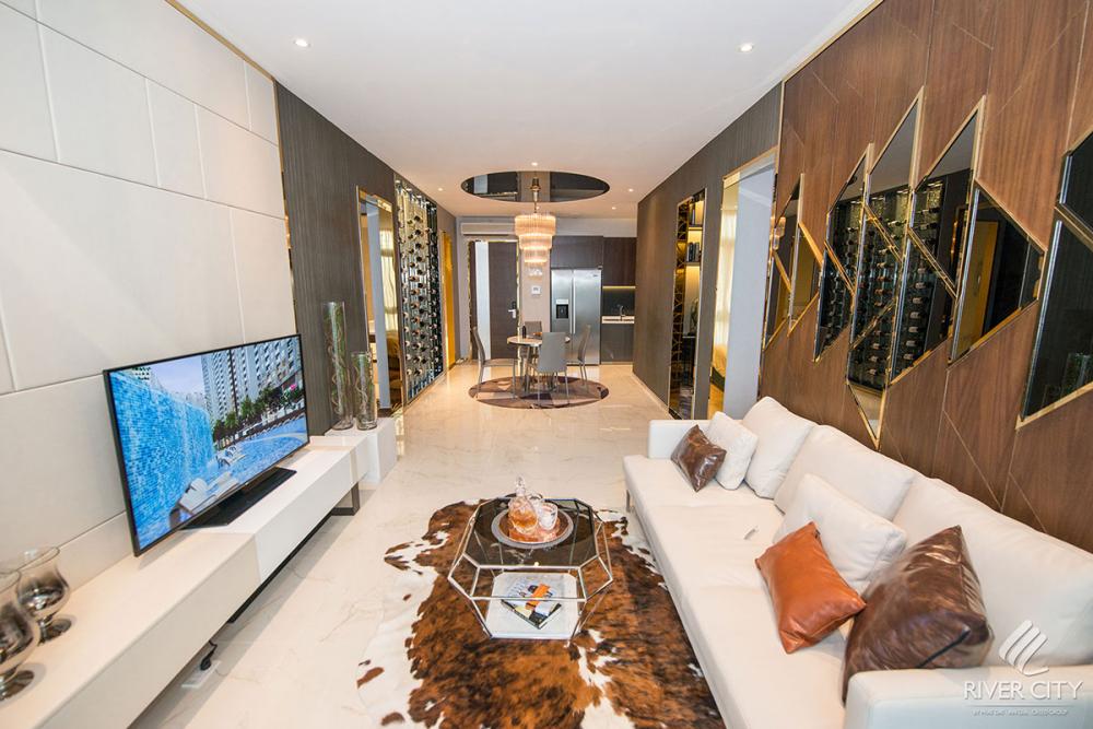Căn hộ ở River City tràn ngập sự quý phái