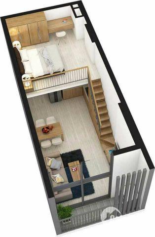 Thiết kế nhà 30m2 có gác lửng sẽ giúp bạn tối ưu hóa diện tích sống để mang lại sự thoải mái và tiện nghi cho gia đình.