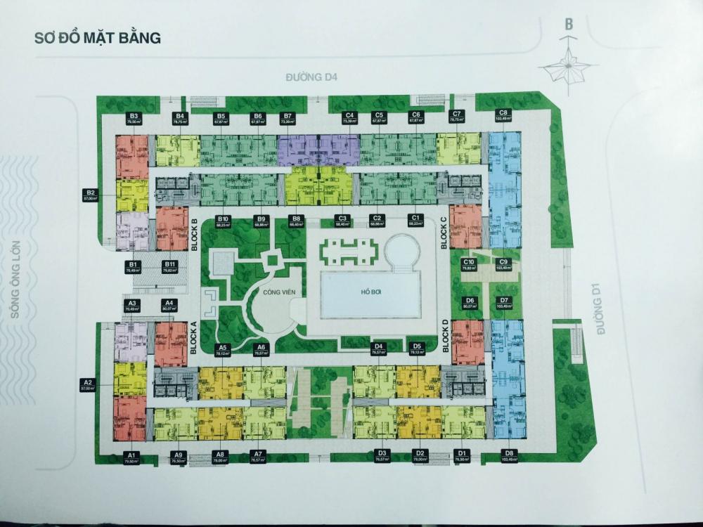 Bán lại căn hộ Florita chính chủ 78m2, 3PN view hồ bơi giá 2,25 tỷ LH 0911255823 1055737 1