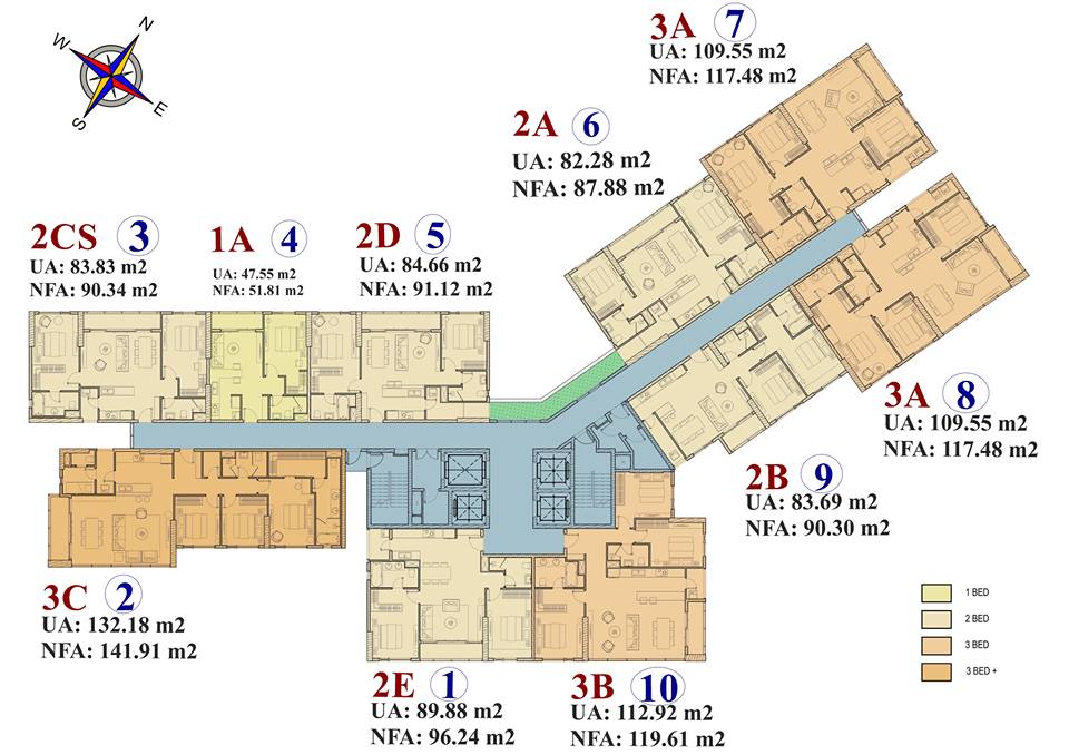 Bán căn hộ 3 phòng ngủ Đảo Kim Cương, tháp Bora Bora, lầu 18, view sông SG, cầu PM, 6.2 tỷ (có VAT) 1847957 3
