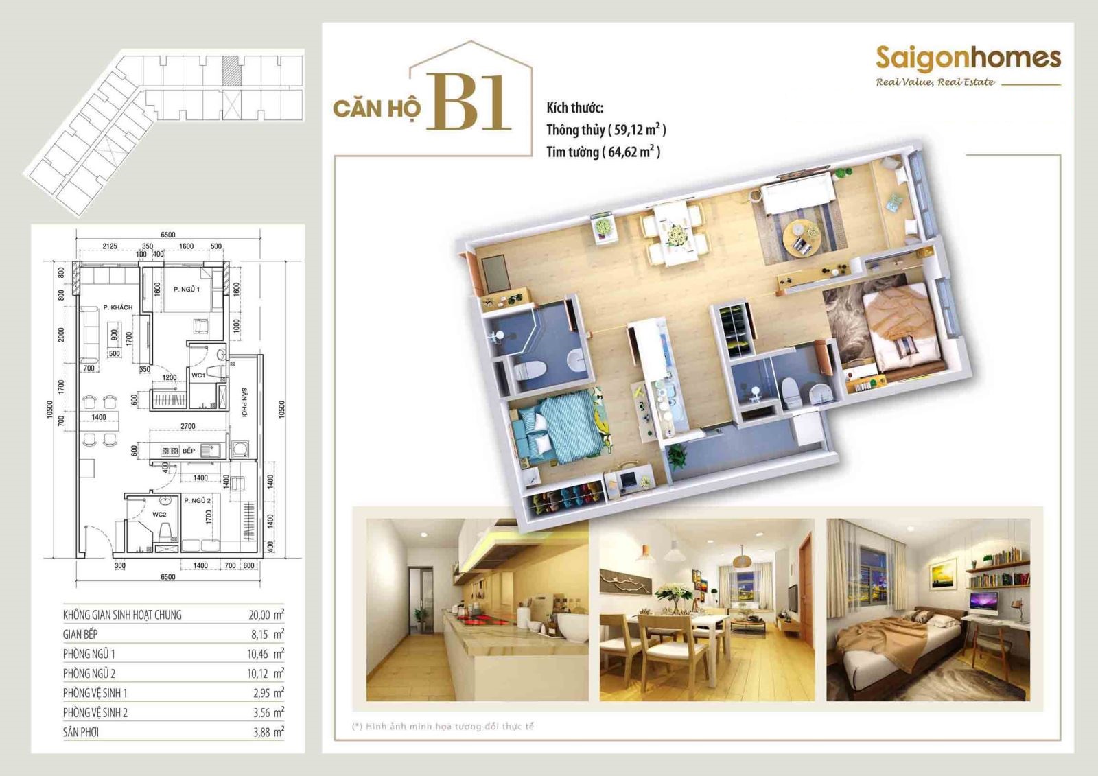 Căn hộ Saigon Homes mặt tiền Hương Lộ 2, sắp bàn giao nhà, chỉ từ 700 triệu sở hữu, LH: 0917 999 515 2073162 5