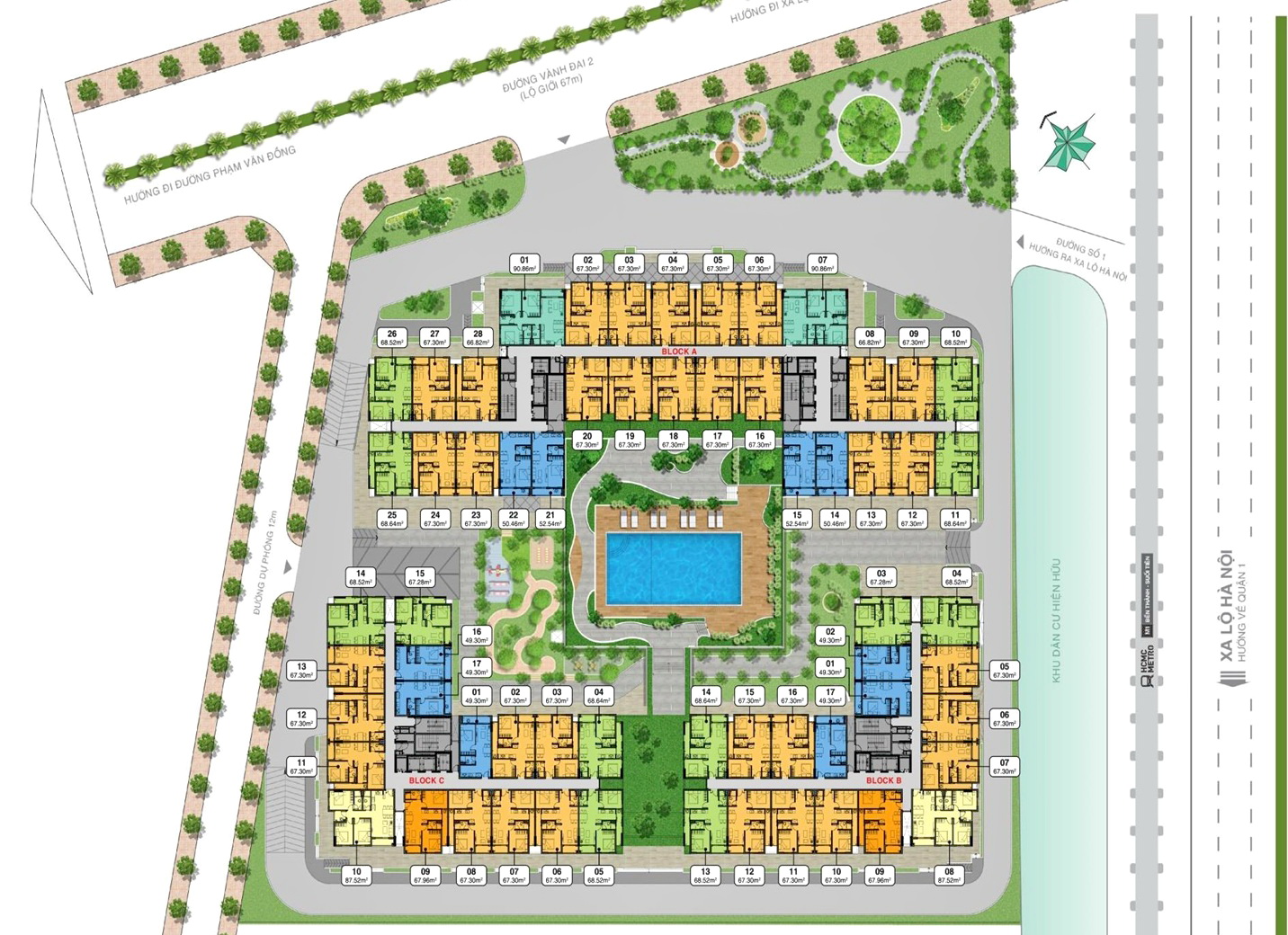Chính chủ tôi cần tiền bán gấp 2 Căn hộ Lavita Charm Thủ Đức 2,43 tỷ/2PN, DT 67m2 view Vành Đai 2 2123247 2