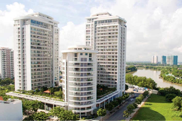 Bán 2 căn hộ thông 1 sàn khu Riverpark Residence Phú Mỹ Hưng, P. Tân Phong, Q.7 dt 262m căn góc view sông và hồ bơi  2170150