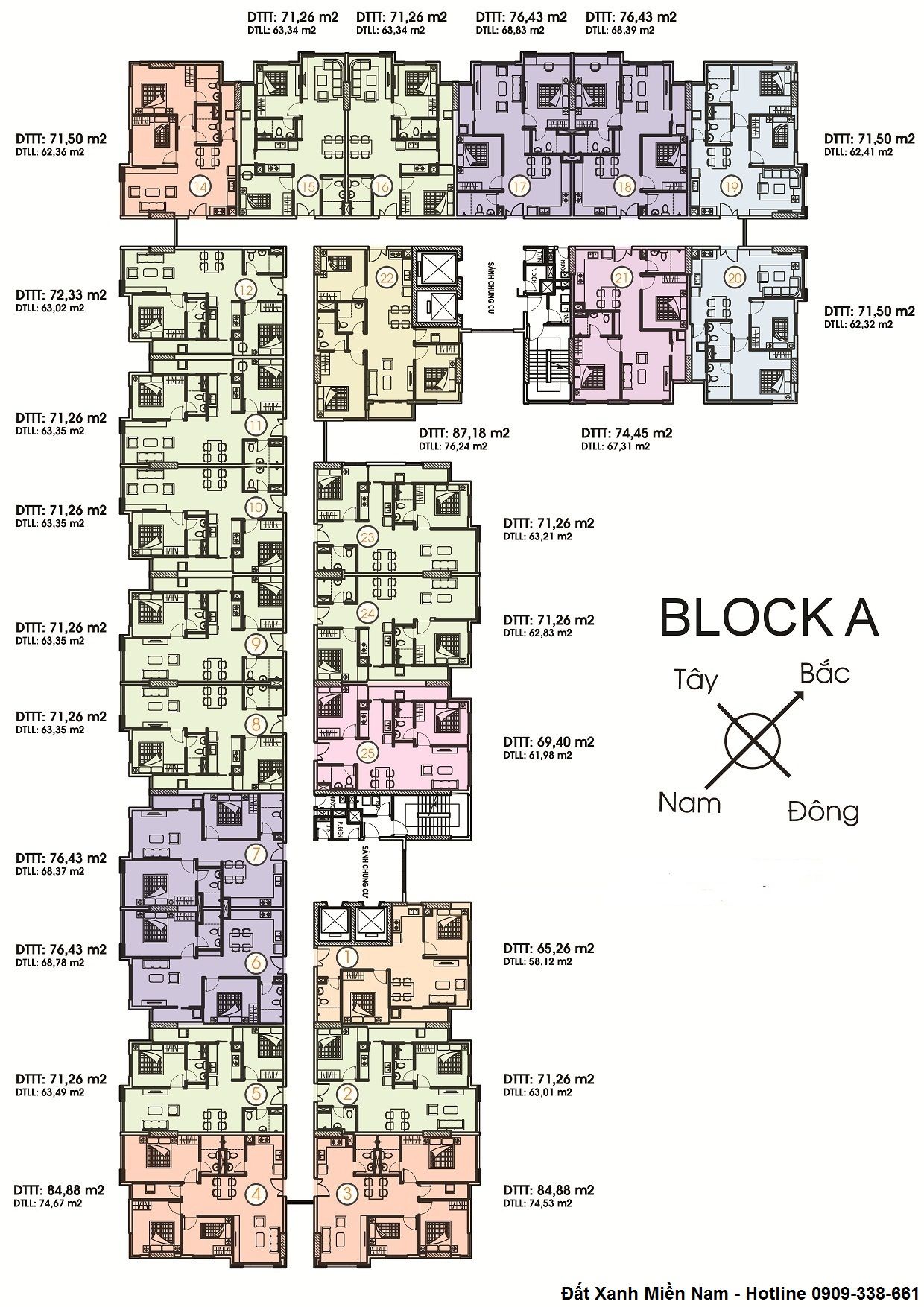 Bán căn hộ chung cư tại Dự án Saigonres Plaza, Bình Thạnh, Sài Gòn diện tích 71,38m2 giá 3150000000 Triệu 2174127 1