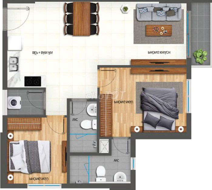 Cần bán chung cư Lovera Vista 72m² 2PN 2,249 tỷ  2218331 4